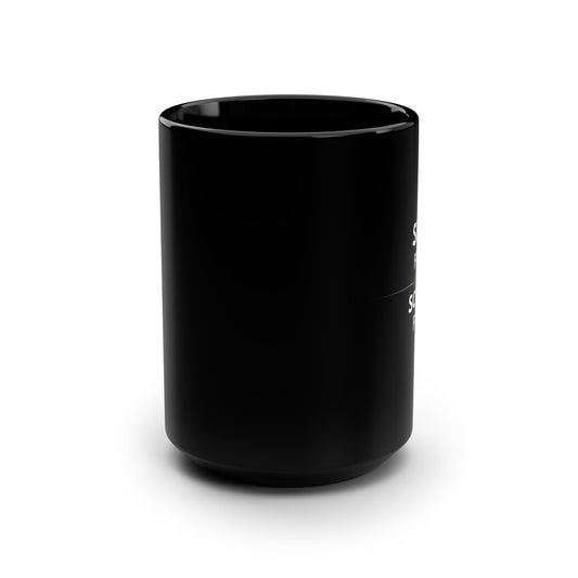 Seek First Don't Scroll First Mug — 15oz Black Coffee Cup